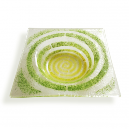 Bomboniera trasparente con spirale