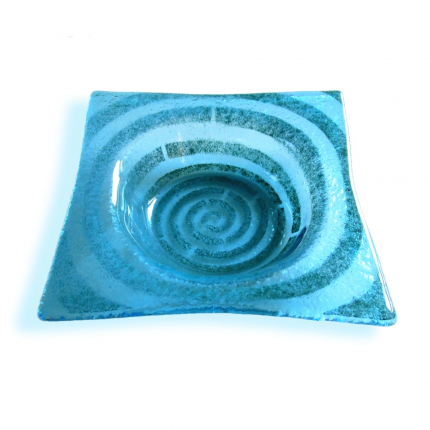 Bomboniera quadrata azzurro chiaro