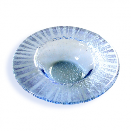 Bomboniera tonda celeste