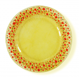 Stille - piatto-sottopiatto giallo paglia
