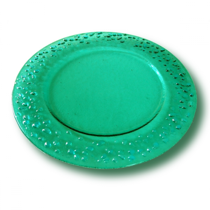 Piatto verde acqua serie lapilli Piatto verde acqua serie lapilli