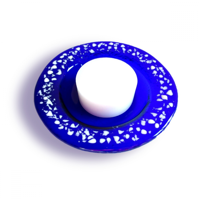 Portacandela blu Portacandela blu